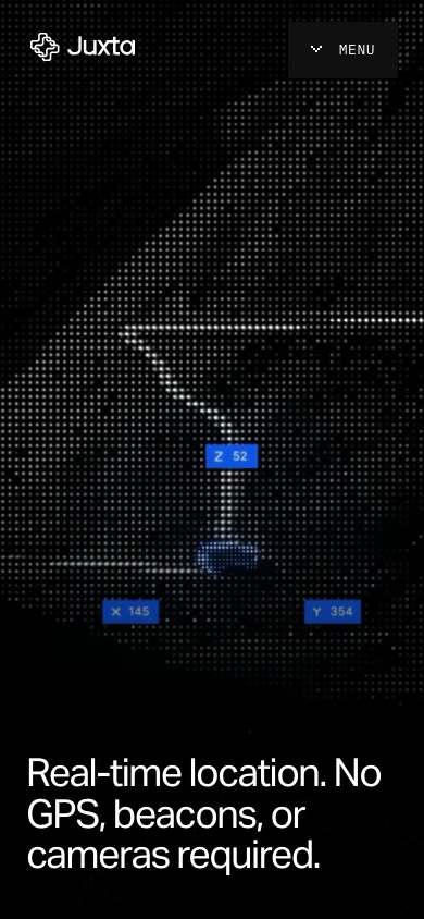 Juxta home page on a phone