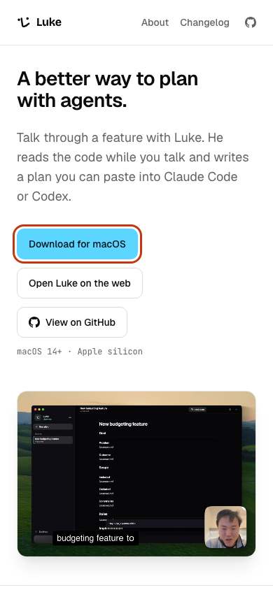 Stage home page on a phone