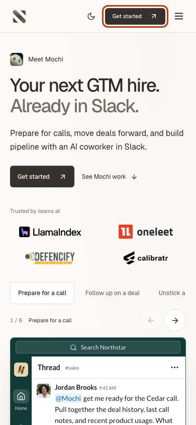 Verbiflow home page on a phone